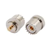 10-pack MCX Male to UHF SO-239 Female Connector Adapter