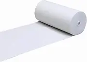 White Wedding Aisle Carpet 2mm Polyester Non-Slip Floor Runway Rug Event Ceremony Walkway Carpet for Party Decoration Ceremony(1x15M)