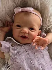 Anano Reborn Baby Dolls Silicone Full Body 20 Inch Realistic Newborn Baby Girl Lifelike Baby Dolls That Look Real Life Like Baby Doll Waterproof Realistic Washable Reborn Baby