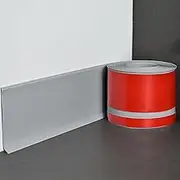 Self-Adhesive PVC Skirting Board - Soft, Flexible Folding Strip, DIY Waterproof Finishing Strip for Kitchen and Bathroom (Gray-12m)