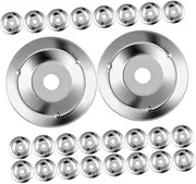 Alasum Music Instrument Drum Cymbal Accessory Kit 100 Pcs Snare Tambourine Rings Versatile Drum Set Replacement Parts