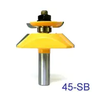 1pc 1/2"SH 45° Shaker Raised Panel w/Back Cutter Router Bit S