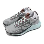 【NIKE 耐吉】野跑鞋 WMNS REACT PEGASUS TRAIL 4 GTX 女鞋 防水 灰 藍(DJ7929-005)