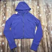NWT Lululemon Athletica Mesh Hooded Define Cropped Jacket Size 10