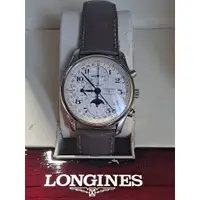 在飛比找蝦皮購物優惠-LONGINES浪琴機械男錶巨擘系列 名匠系列月相計時碼表型