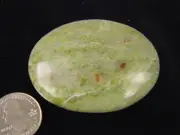 BUTW Serpentine/Jade Massage Palm Worry Pocket Healing Stone with bag 7595K