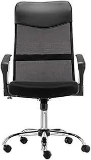 Office Chair Office Chair Lounge Chair Rotatable Lifting Breathable Mesh Fixed Armrest Bearing Weight 200kg Black Chair Needed Comfortable Anniversary