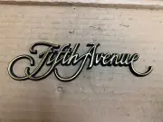 Fifth Avenue New Old Stock Mint Emblem Possibly Buick Or Chrysler