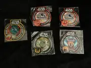 Funko Pop Star Wars Smuggler's Bounty Lot of 5 New Patches