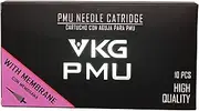 VKG USA PMU- 5 Round Magnum (0.30 mm) Sterile Disposable Cartridges for PMU Machines, Micro Pigmentation - Box of 10