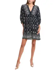 ba&sh Balloon Sleeve Mini Dress