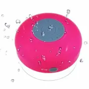 Bastex Pink Bluetooth Wireless Waterproof Shower Speaker Water Resistant Speaker