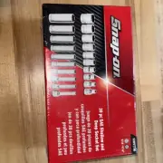 Snap On Tools NEW 20pc 1/4"dr 6-point SAE Shallow & Deep Socket Sets 120STTM
