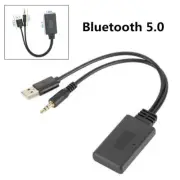 NEW Black ABS Plastic Car AUX Bluetooth 5.0 Audio Receiver Adapter USB+3.5mmAUX (for: Kia)