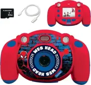 Lexibook DJ080SP Spiderman-Kids digital camera, photo and video function, games,
