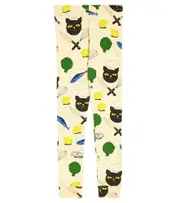 [Mini Rodini] Mini Rodini Chef cat cotton leggings Y 6/7 multicoloured