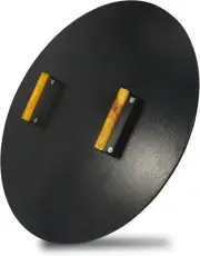 SONRET - 28" Solid Carbon Steel Fire Pit Lid Cover - For Outdoor Round Fire Pits