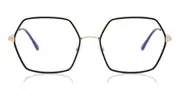 Tom Ford FT5615-B Blue-Light Block 001 Men's Glasses Black Size 55 - Private Health Rebate - Blue Light Block Available