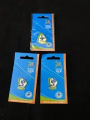 Set of 3 Commonwealth Games Pins. Melbourne 2006. One in Original Packaging.