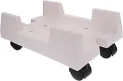 Veemoon Computer Tower Stand Movable CPU Pulley Bracket Easy Roll Casters for Computer Case