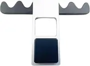 TYZYAGPGNL Pool Cue Holder 4 Hole Snooker Cue Rack with Chalk Holder Against Table Organizer Pool Stick Rest for Table Game Room Accessory Snooker Accessories