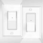 2 Pack Illuminated 3 Way Light Switch Decora Paddle Rocker Light Switch with