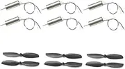 CHANCS Accessories Hardware Tools Micro Motor 820 3.7V 43800RPM Coreless Motor with Small Propeller Tello Drone Parts 6PCS