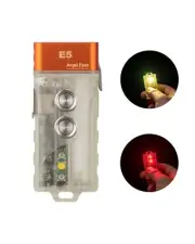 Angel Eyes E5R GITD Hybrid Keychain Flashlight warm white