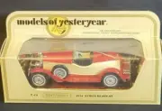 LESNEY 1931 Stutz Bearcat Matchbox Models of Yesteryear 44:1 Scale #Y-14 NIB