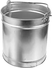 Vintage Metal Water Bucket Capacity Iron Bucket for Camping Portable with Handle Versatile for Liquids Storage and Outdoor Use