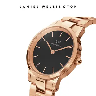 Daniel Wellington DW 手錶 Iconic Link 36mm精鋼錶-特調玫瑰金 DW00100210