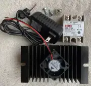 Heatsink Fan Adaptor 12V Solid State Relay SSR 40A 60A 80A Amp 24-480V Radiator