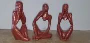 figuras de mujer pensando , escultura moderna , arte moderno, decoracion hogar