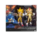 Sonic the Hedgehog 3 Movie Light-Up Figures - Super Sonic & Shadow 2-Pack | NEW