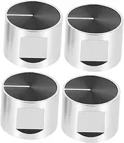 KICHOUSE 4Pcs Metal Stove Knobs Replacement for Gas Cooktops Ergonomic Control Switches for Kitchen Appliances Easy to Install Durable and Practical