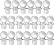 WOFASHPURET 20Pcs Decorative Oil Container Caps Dispenser Caps for Perfume Diffusers Versatile Desktop Flower Arrangement Bottle Caps Portable Lightweight Design