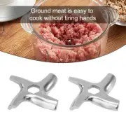 2 Piece Meat Grinder Accessories for Moulinex Stainless Steel Mincer Parts