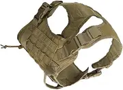 BESPORTBLE Comfortable Dog Suit with Kettle Set Commuter Bag Waterproof for Patrol Dogs Brown m