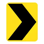 Chevron Hazard Marker - 900x750mm