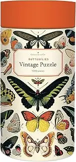 Cavallini Papers & Co. Butterflies 1,000 Piece Puzzle, Multi