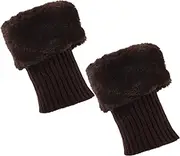 Healeved Warm Winter Leg Warmers Long High Sleeve Leg Covers for Women Elastic Band Vented Boot Cover