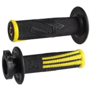 Odi V2 Emig Pro MX Lock-On Grips Black/Yellow For Suzuki DR-Z 400S 2000-2009