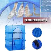Hanging Mesh Dehydrator Air Drying Net Fishing Zipper Net Jerky Fruit Beef Food