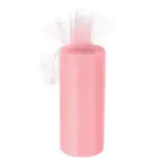 Tulle Rolls Fabric Spools 6" 25 Yards Light Pink for Wrapping Wedding