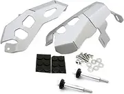 for BMW R 1200 GS Adventure 2014 2015 2017 Cylinder Head Guards Protector Cover for BMW R1200GS Decorate (Color : Silver)