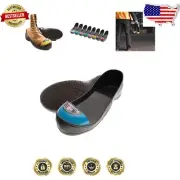 Durable TurboToe XL Steel Toe Caps - Flexible, Anti-Slip Safety Solution 12-13 M