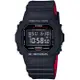 【CASIO 卡西歐】G-SHOCK 經典錶款DW-5600系列軍事 紅 DW-5600HR-1_42.8mm