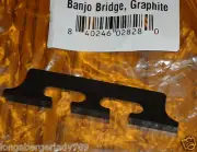 5/8" 5 STRING GRAPHITE BANJO BRIDGE UPGRADE REPAIR UNIVERSAL REPLACE PARTS PB206