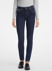 GUESS Jeans G05 High-Rise Skinny Jeans in Blue Size: 30, Spandex