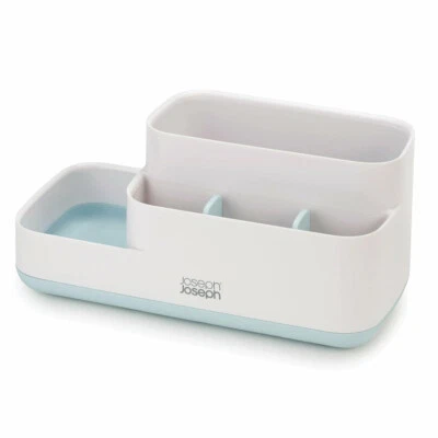 Joseph Joseph EasyStore Bathroom Makeup Caddy Storage Organiser 11.9x24.9cm Blue